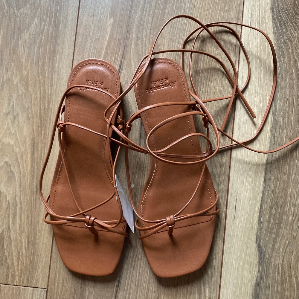 Abercrombie & Fitch Brown Sandals